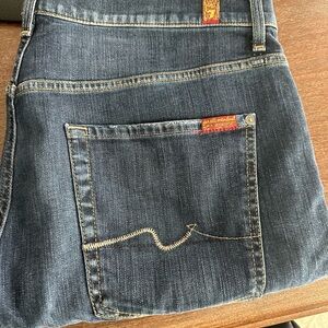 7 For All Mankind Indigo Relaxed Jeans (Austyn)